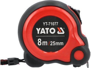 Рулетка сталева 8м х 25мм YATO YT-71077 YT-71077 фото