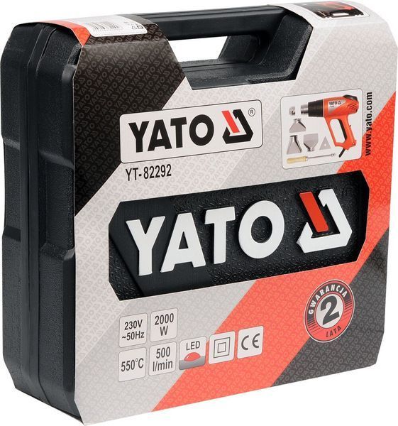 Фен технічний з дисплеєм 2000 Вт YATO YT-82292 YT-82292 фото