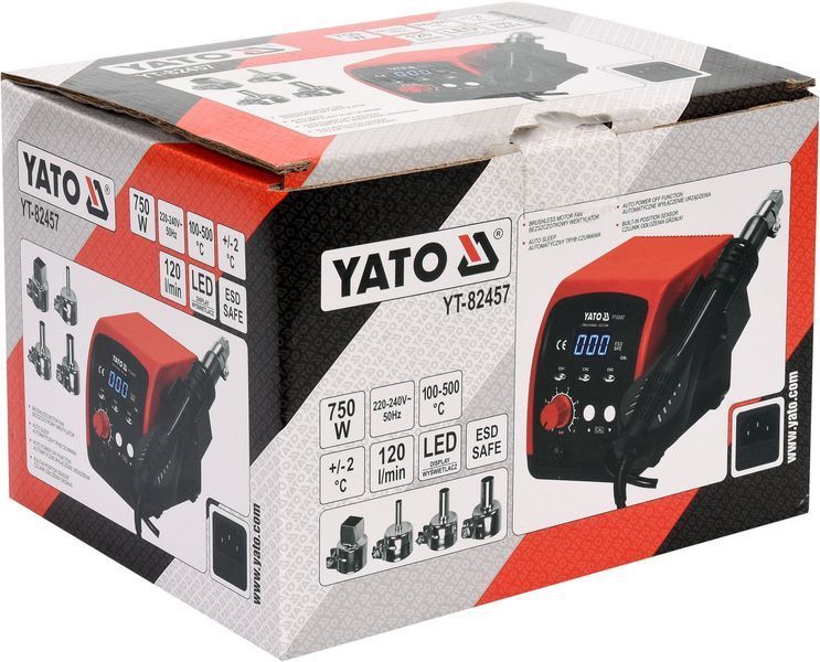 Повітряна паяльна станція 750 Вт YATO YT-82457 YT-82457 фото