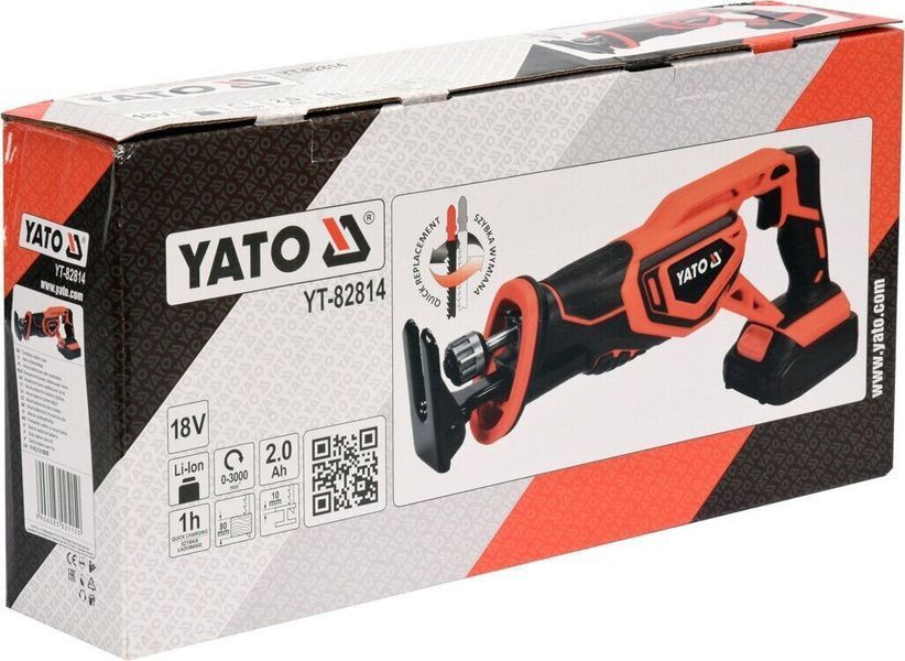 Акумуляторна шабельна пила YATO YT-82814 YT-82814 фото