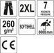 Чорні штани Softshell YATO YT-79434 розмір XXL YT-79434 фото 7