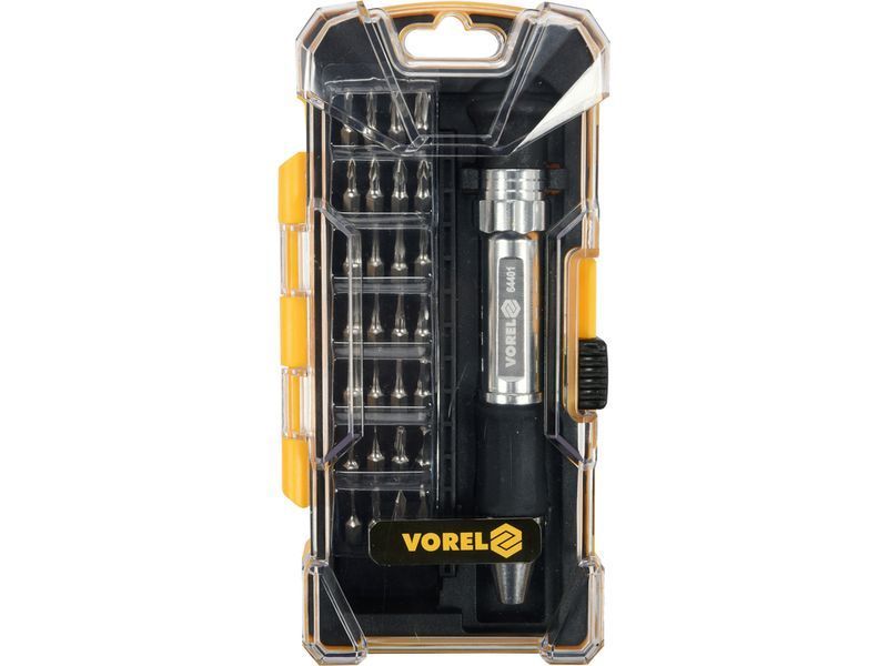 Набір викруток із насадками 29 шт. VOREL 64401 VOREL 64401 фото