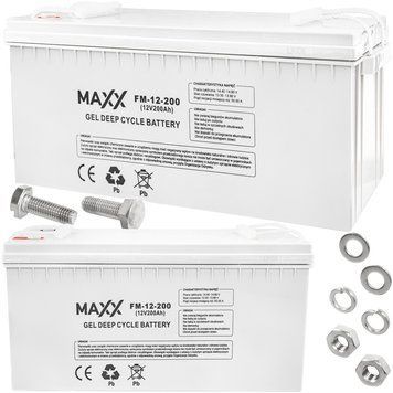 Гелевий акумулятор DEEP CYCLE MAXX 200 Аг, 12 В B0004 AKU70 фото