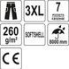 Чорні штани Softshell YATO YT-79435 розмір XXXL YT-79435 фото 7