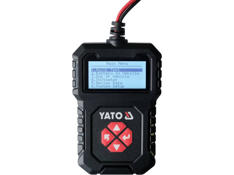Електронний тестер акумулятора 12В YATO YT-83114 YT-83114 фото