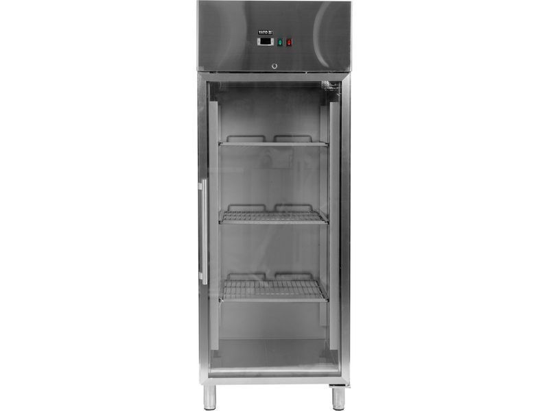 Однокамерна холодильна шафа GN 2/1 650 л, скляна YATO YG-05225 YG-05225 фото