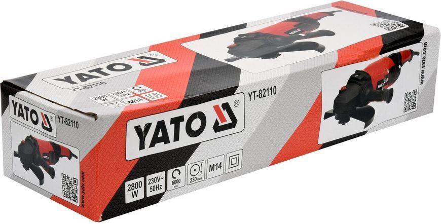 Шліфмашина кутова 230мм YATO YT-82110 YT-82110 фото
