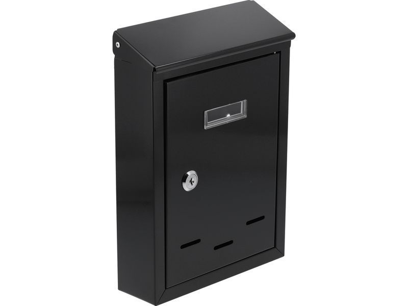 Поштова скринька 285х200х60 мм чорна VOREL 78540 VOREL 78540 фото