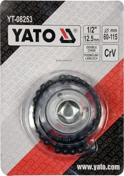 Ключ для масляного фільтра 50-120 мм YATO YT-08253 YT-08253 фото