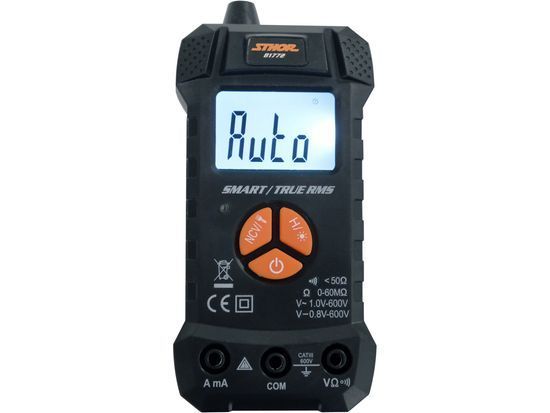 Цифровий мультиметр TRUE RMS (AC/DC 600V, струм 10A, опір 60M&Omega;) Sthor 81772 Sthor 81772 фото