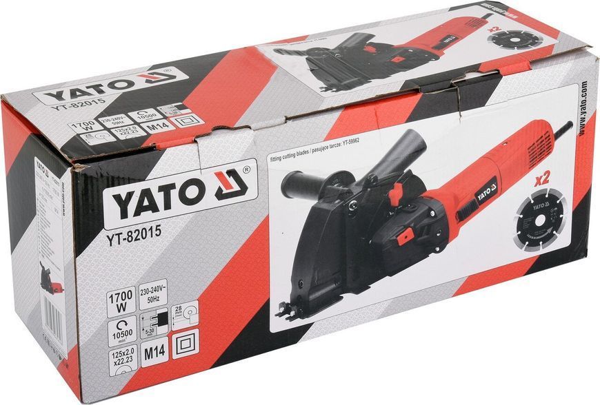 Штроборіз 1700 Вт 125 мм YATO YT-82015 YT-82015 фото