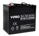 Акумулятор AGM VRLA V-PRO 12 В 55 А&middot;год необслуговуваний VOLT POLSKA 6AKUAGM055 AKU12 фото 2