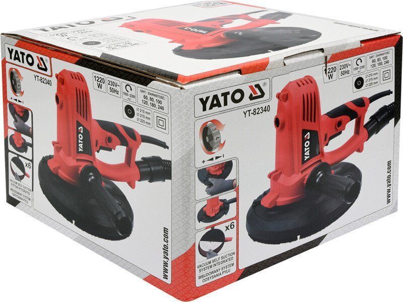 Шліфувальна машинка для стін YATO YT-82340 YT-82340 фото