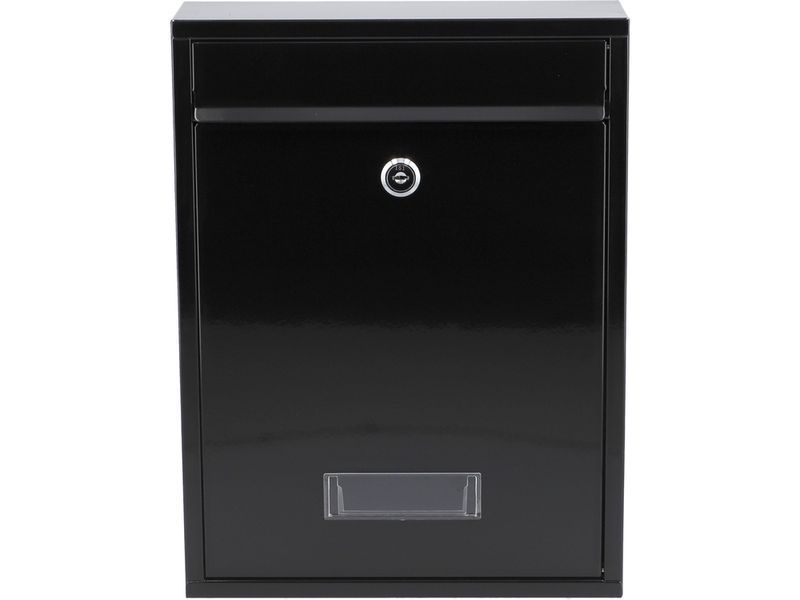Поштова скринька 360x260x80 мм чорна VOREL 78555 VOREL 78555 фото