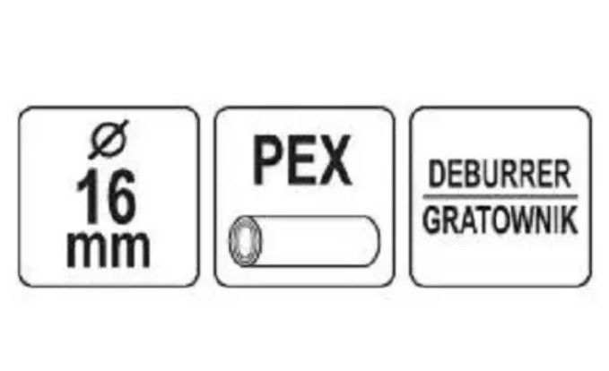 Калібратор для труб PEX-AL-PEX 16мм з фаскознімачом YATO YT-22375 YT-22375 фото