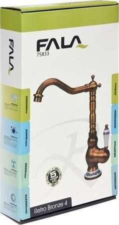Змішувач для раковини RETRO BRONZE 4 Fala 75833 Fala 75833 фото