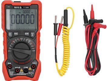 Цифровий мультиметр TRUE RMS AC+DC LCD 25000 YATO YT-730895 YT-730895 фото