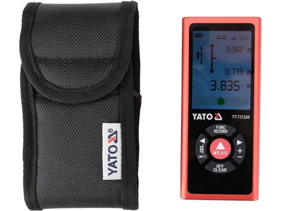 Двосторонній лазерній далекомір 2х60 м YATO YT-731249 YT-731249 фото