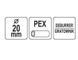 Калібратор для труб PEX-AL-PEX 25, 26мм з фаскознімачом YATO YT-22377 YT-22377 фото 4