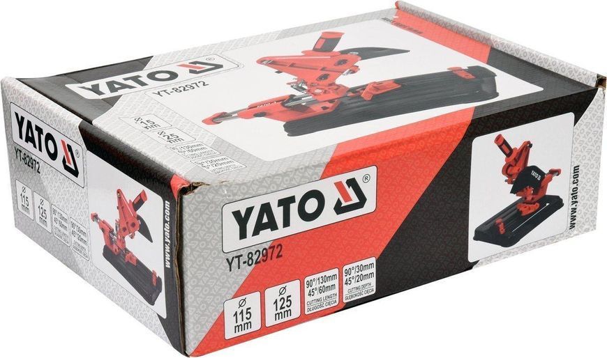 Підставка для болгарки з функцією подачі і різання YATO YT-82 972 YT-82972 фото
