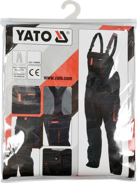 Робочий напівкомбінезон YATO YT-80408 розмір M YT-80408 фото