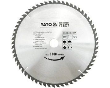 Пиляльний диск WIDIA для дерева 300х60Tх30 мм YATO YT-6077 YT-6077 фото