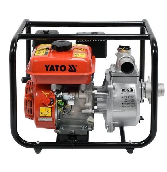 Бензиновий водяний насос 2" 5.9л.с. 36м3/год YATO YT-85401 YT-85401 фото