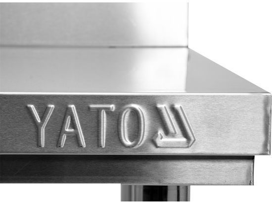 Обробний стіл 1400х700 мм з нержавіючої сталі YATO YG-09033 YG-09033 фото