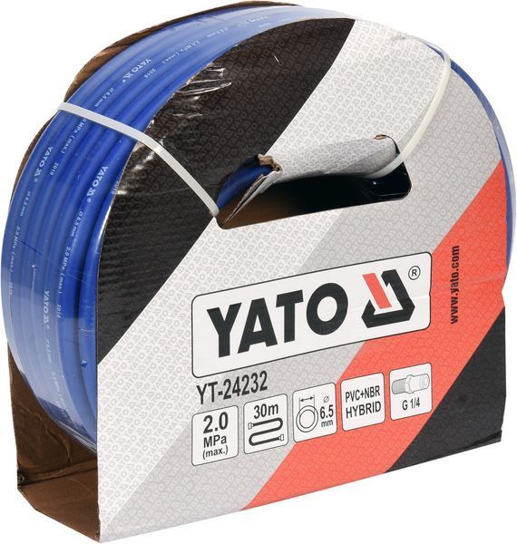 Пневматичний гібридний шланг 1/4" 30 м YATO YT-24232 YT-24232 фото