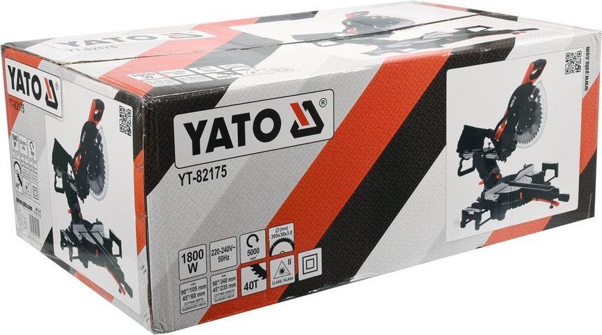 Професійна пила торцювання з лазером 1800 Вт YATO YT-82175 YT-82175 фото