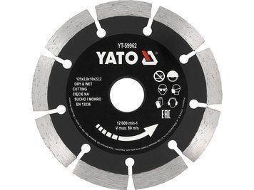 125-мм сегментований алмазний диск з високим сегментом YATO YT-59962 YT-59962 фото