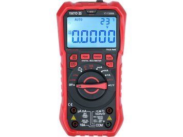 Цифровий мультиметр TRUE RMS AC+DC LCD 60000 YATO YT-730896 YT-730896 фото