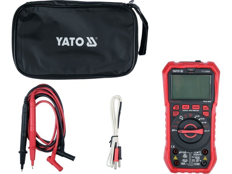 Цифровий мультиметр TRUE RMS AC+DC LCD 60000 YATO YT-730896 YT-730896 фото