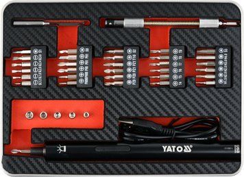 Акумуляторна викрутка 3,6 В з бітами 39 шт. YATO YT-27930 YT-27930 фото