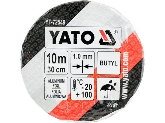 Бутилова стрічка 300мм х 10м YATO YT-72549 YT-72549 фото