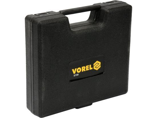 Пневматична прямошліфувальна машинка в кейсі з аксесуарами VOREL 81109 VOREL 81109 фото