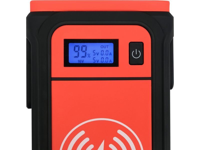 Пусковий пристрій/Power bank 16000мАч з РК-дисплеєм та індуктивною зарядкою YATO YT-83085 YT-83085 фото