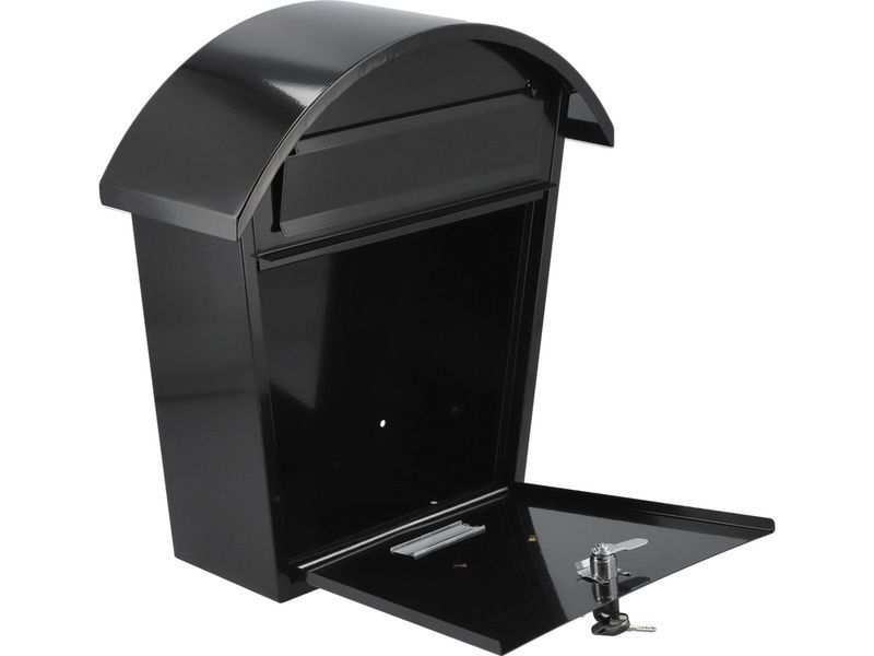 Поштова скринька 380x320x105 мм чорна VOREL 78585 VOREL 78585 фото