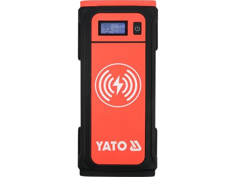 Пусковий пристрій/Power bank 16000мАч з РК-дисплеєм та індуктивною зарядкою YATO YT-83085 YT-83085 фото