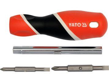 Викрутка з двосторонніми змінними бітами YATO YT-25971 YT-25971 фото