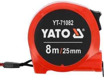 Рулетка вимірювальна 8м х 25мм YATO YT-71082 YT-71082 фото
