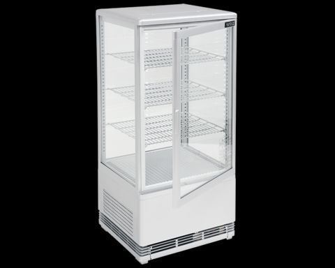 Холодильна вітринна шафа 78 л, 42x38x96 см, білий YATO YG-05055 YG-05055 фото