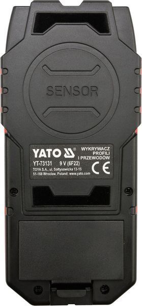 Цифровий детектор прихованої проводки і неоднорідностей YATO YT-73131 YT-73131 фото