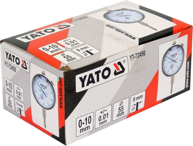 Датчик виміру биття 0-10 мм YATO YT-72450 YT-72450 фото
