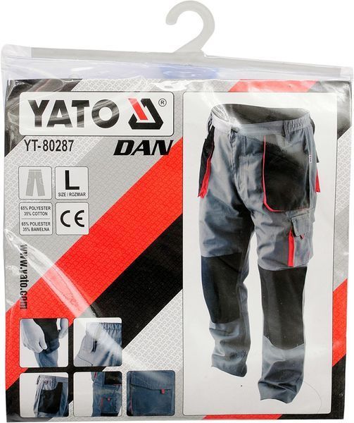 Робочі штани DAN YATO YT-80287 розмір L YT-80287 фото
