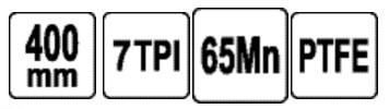 Пила по дереву L-400 мм PTFE покриття YATO YT-31096 YT-31096 фото