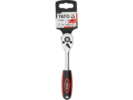 Тріскачка 1/4" 90T 160мм YATO YT-03241 YT-03241 фото