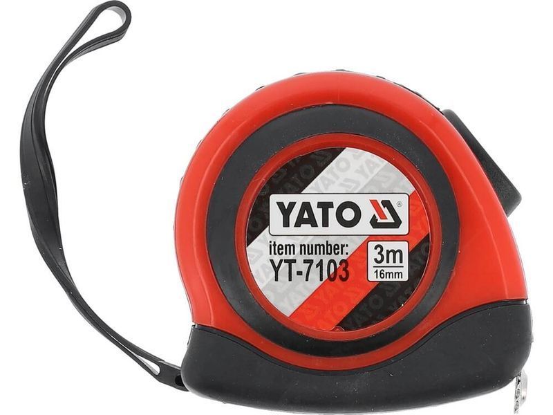 Рулетка сталева 3м х 16мм YATO YT-7103 YT-7103 фото