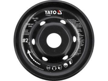 Диск шліфувальний дугоподібний профіль 120мм №2 для УШМ YATO YT-59156 YT-59156 фото
