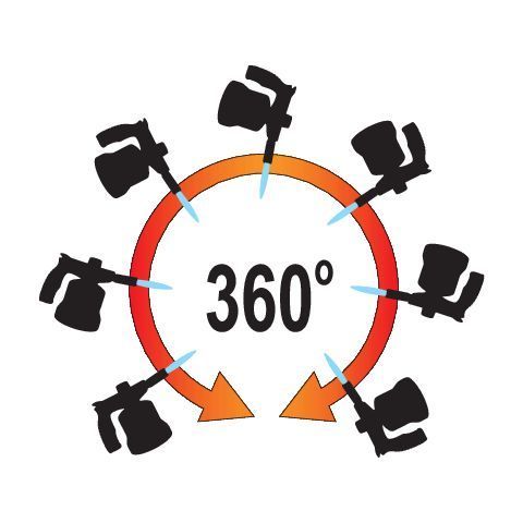 Газова лампа з п'єзоелементом, що обертається на 360&deg; VOREL 73404 VOREL 73404 фото
